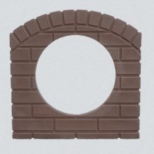 culvert-pipe-covers/Culvert-pipe-cover-15-inch-red-brick-residential-driveway-drainage