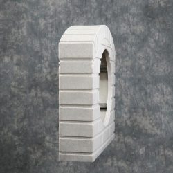 culvert-pipe-covers/Culvert-pipe-cover-15-inch-sandstone-adapter-kit-residential-driveway-drainage