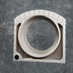 culvert-pipe-covers/Culvert-pipe-cover-15-inch-sandstone-residential-driveway-drainage